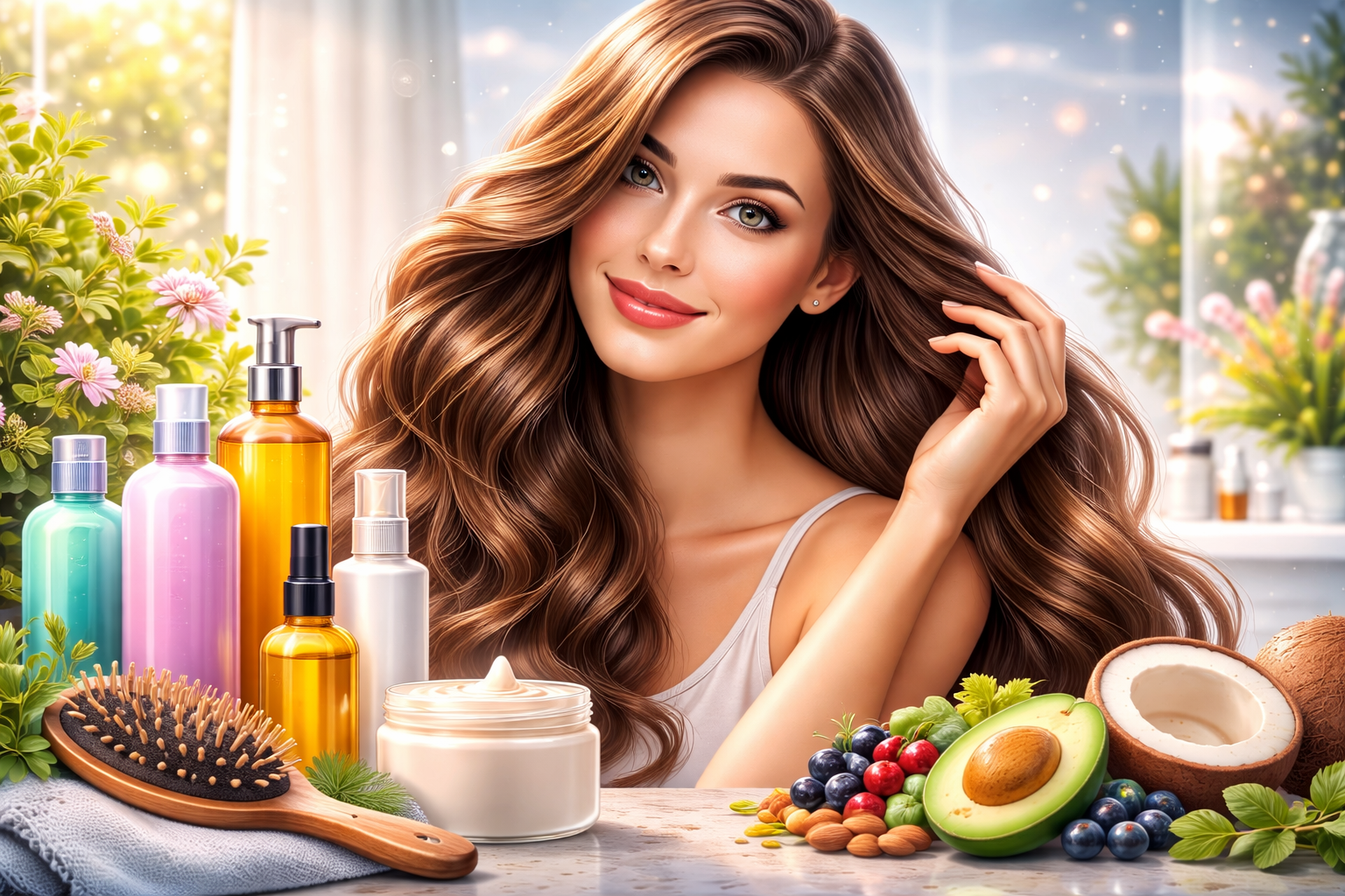 Healthy Hair: A Complete Guide to Strong, Shiny, and Scalp-Friendly Hair