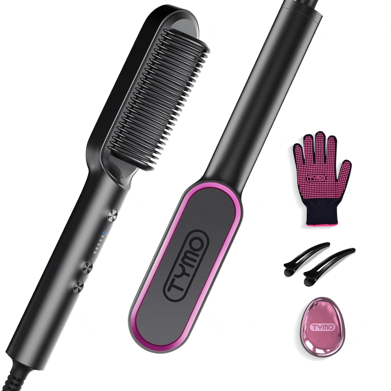 TYMO Ring Hair Straightener Comb Straightening Brush