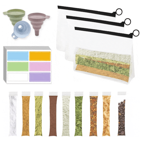 100pcs Protein Powder Container Set