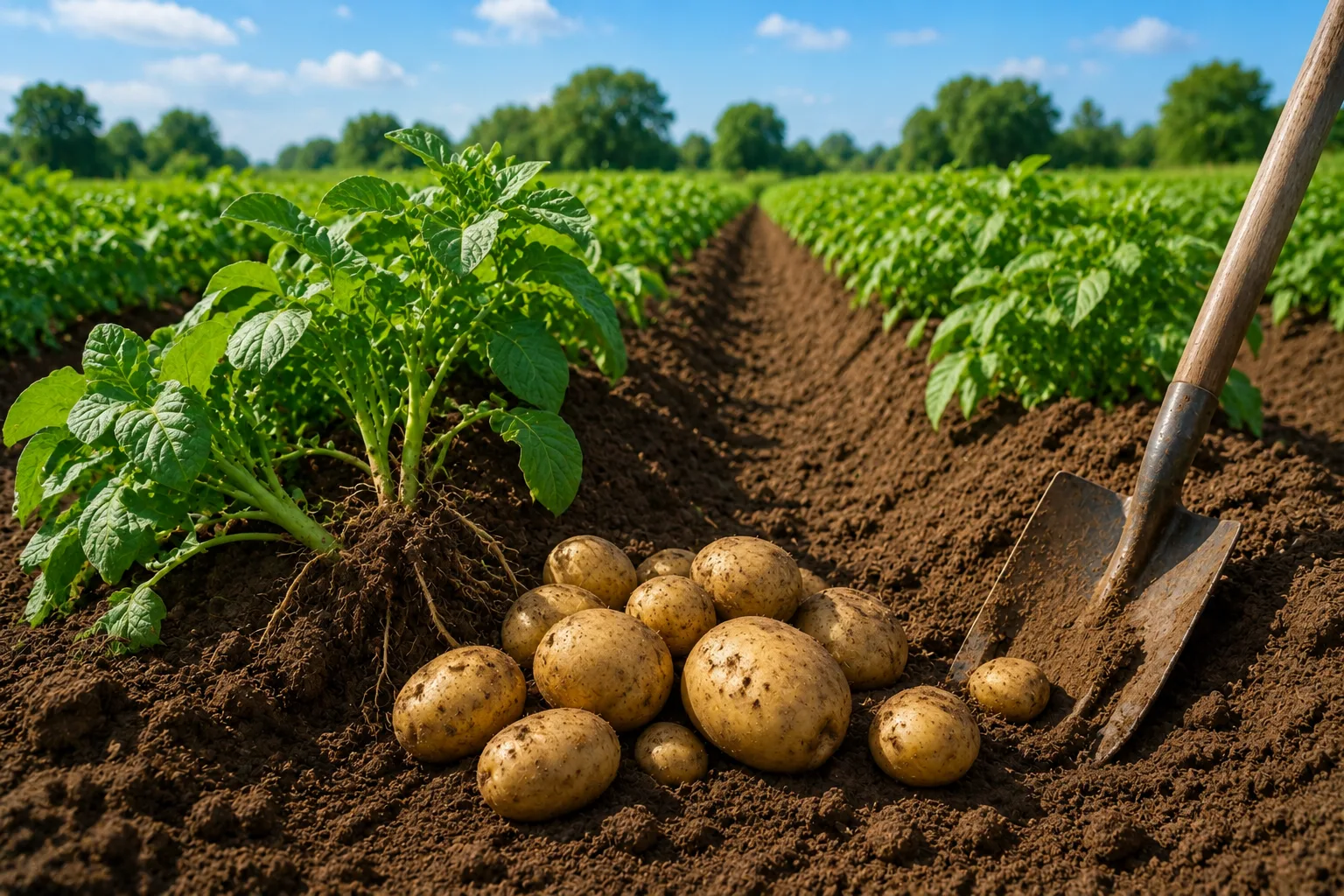 Planting Potatoes Properly