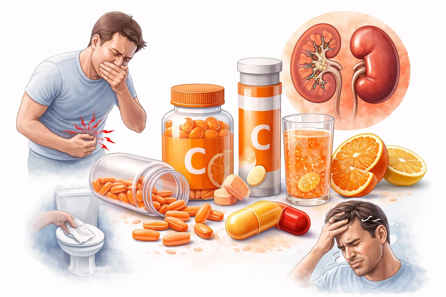 What Happens to the Body If You Consume Too Much Vitamin C?