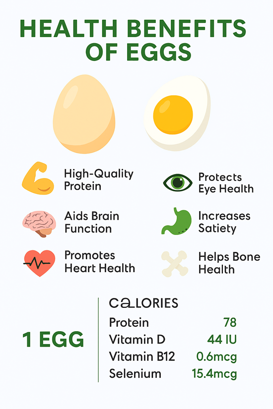 🥚 The Benefits of Eggs as a Food: Nutrition, Health, and Everyday Value