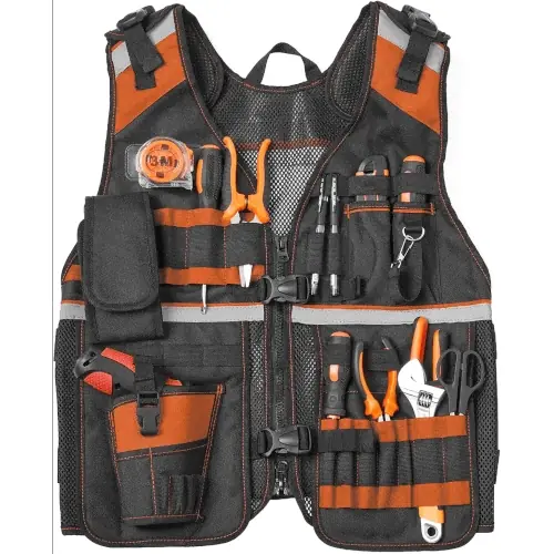 Electrician Tool Vest for Men Review — Stay Organized & Work Smarter