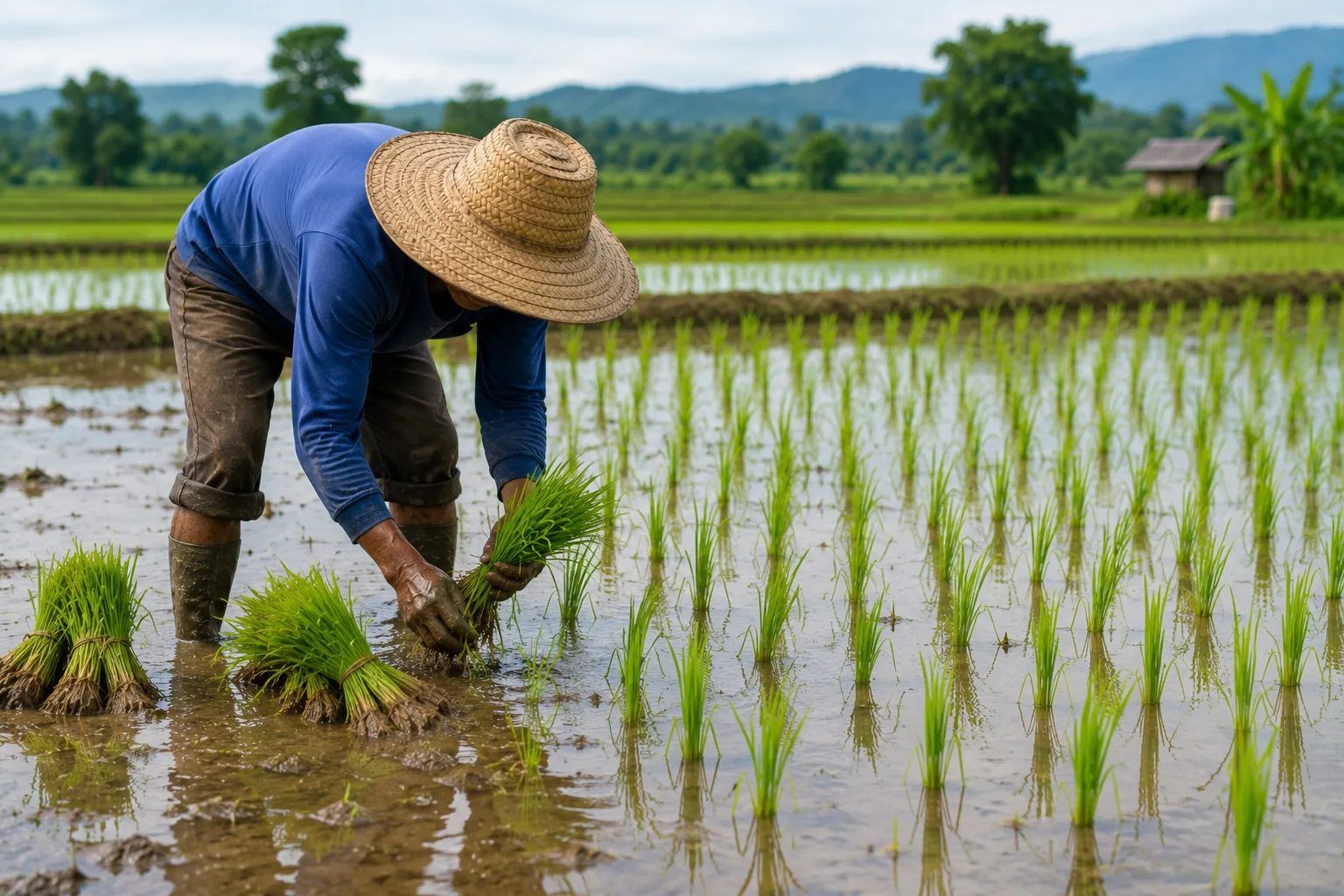 Planting Rice Properly