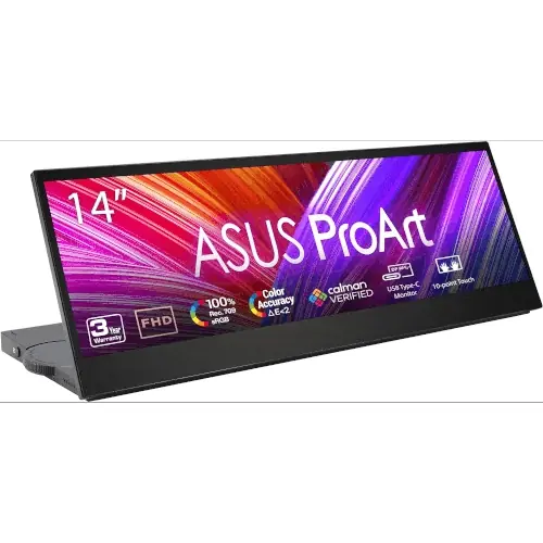 ASUS ProArt Display 14” Portable Touch Screen (PA147CDV) – Creative Productivity on the Go