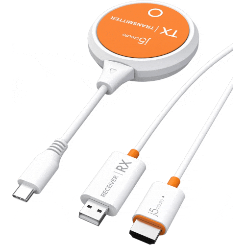 j5create ScreenCast USB-C to HDMI Wireless Display Transmitter and Receiver: A Cleaner Way to Mirror Your Screen Without Long Cables