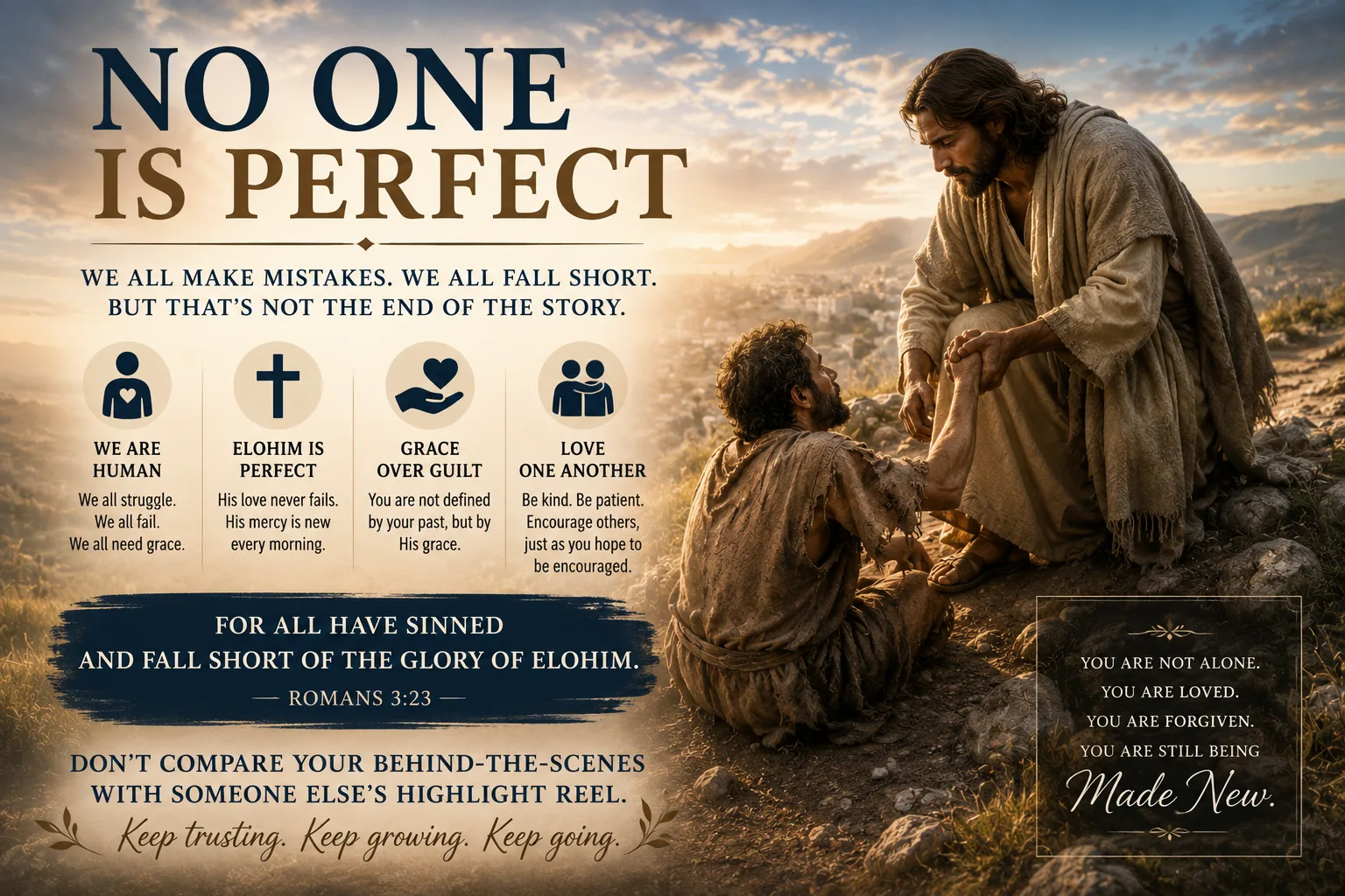 No One Is Perfect: Understanding Sin, Grace, Growth, and Hope