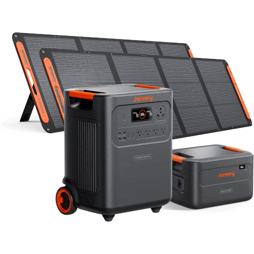 Jackery HomePower 3600 Plus Portable Power Station and Extra Battery