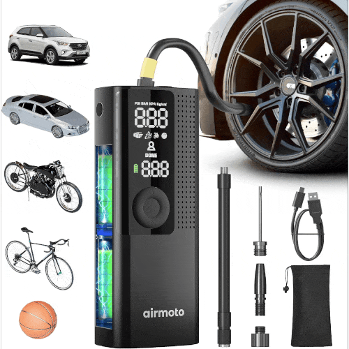 Airmoto Portable Tire Inflator Review – Reliable Air Compressor for Cars & More