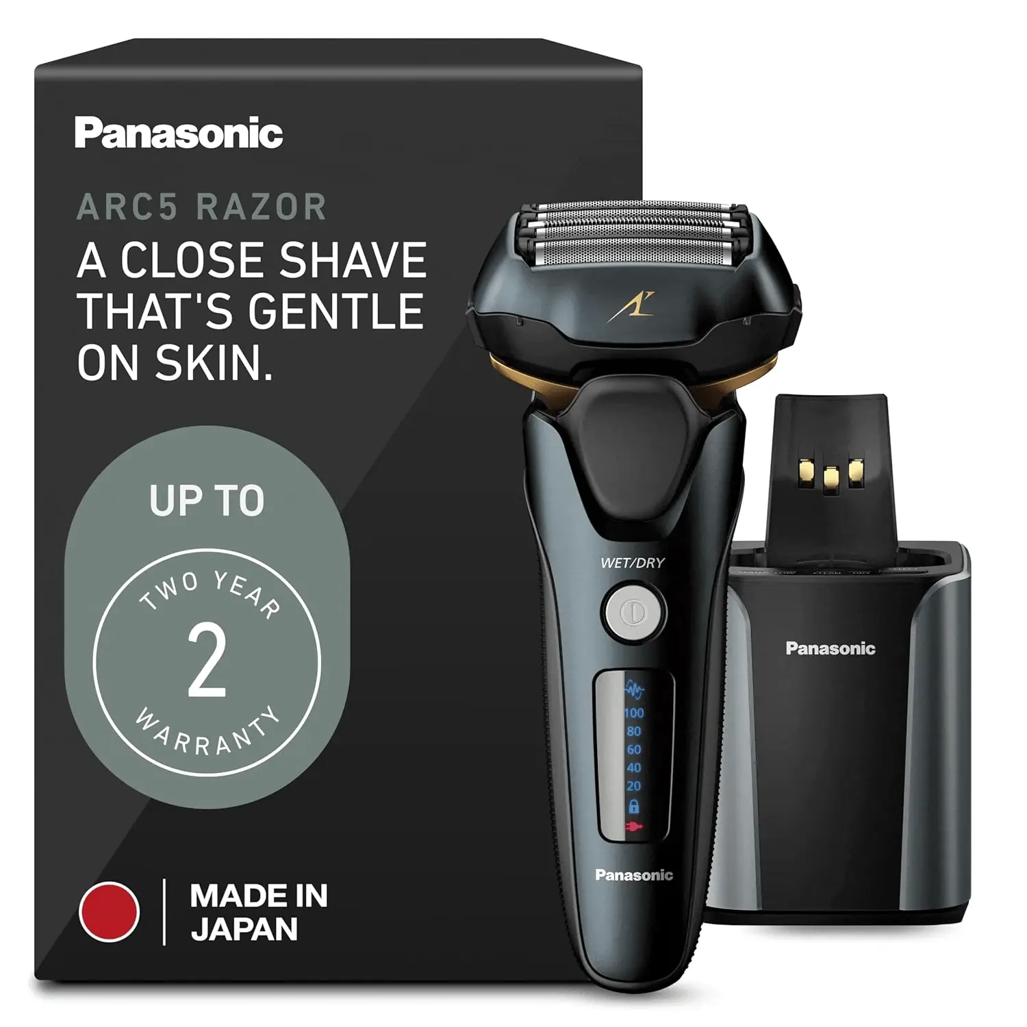 Panasonic ARC5 Electric Razor with Cleaning Station: Premium Shave, Minimal Effort 🪒